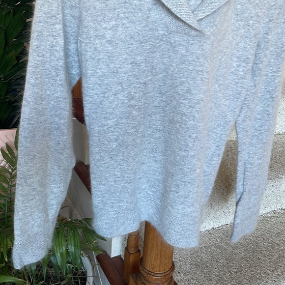 Fenn Wright Manson Angora Rabbit & Lambs Wool Shawl Sweater - Picture 3 of 6